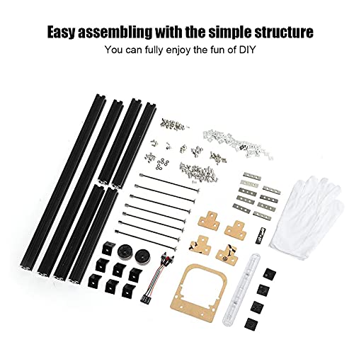 Chasis para PC de prueba abierta vertical para overclocking, compatible con Mini ITX, MATX y ATX, estructura de aluminio y acrílico, color negro miniatura 5