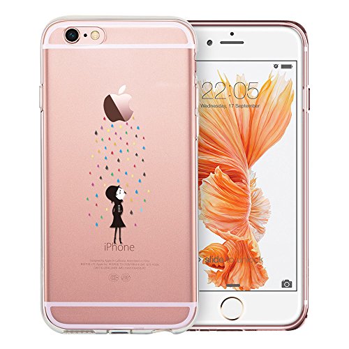 ESR iPhone 6s Plus Case, iPhone 6 Plus Case, Soft Gel TPU Silicone Case Clear with Design Cute Cartoon Slim Fit Ultra Thin Protective Cover for 5.5