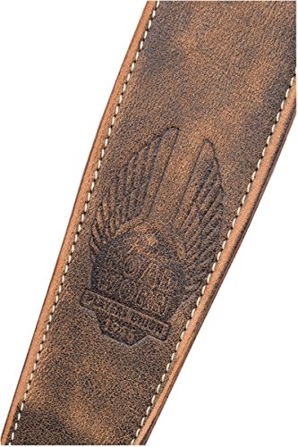 Fender Road Worn Leather Guitar Strap, 2In, Brown #TOP1