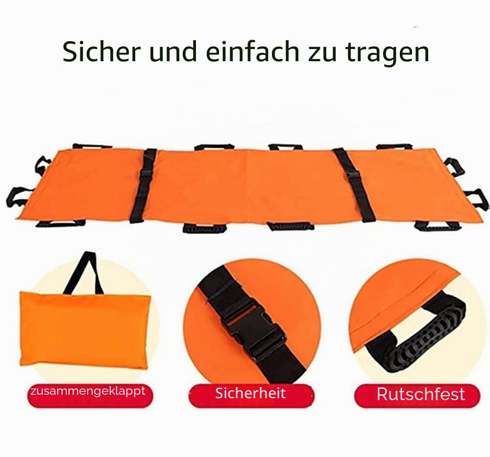 Tragetuch Rettungstuch | Weiche Verdickte Leinwand Umbettungstuch Bergetuch Tragetuch Bis 159kg Mit Handtasche Für Feuerwehr Und Rettungsdienst