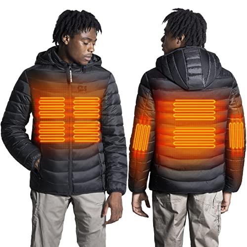 Antarctica Gear XY-8129 Heated Jacket, Lightweight Heating Jackets With 12V/5A Power Bank, 6 Areas Winter Coat For Men And Women thumb #1