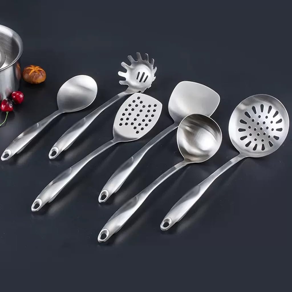 Juego de Utensilios de Cocina, for sartén Antiadherente, cucharón y espátulas for Wok