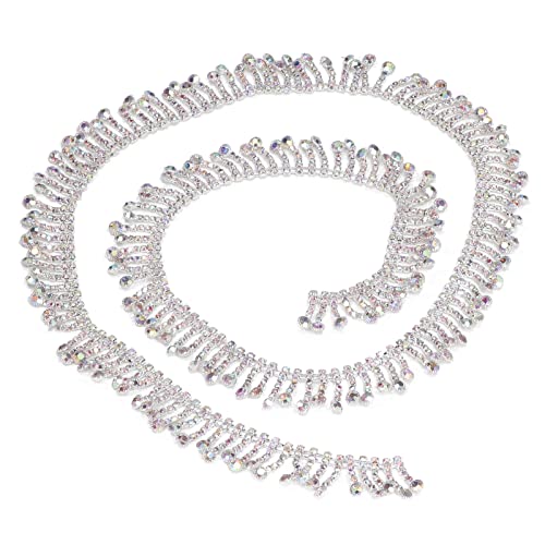 Corrente com borla de strass, ampla gama de aplicações Aplicação flexível borla strass Trim projeto