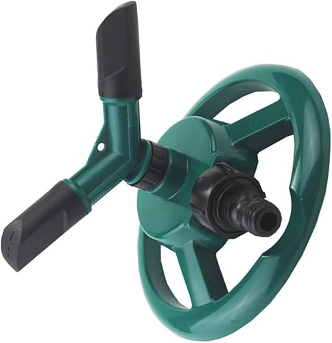 Wakauto Automatic Rotating Lawn Sprinkler Spray Mode Garden Watering Tool with Stable Base for Vegetable and Above Ground Irrigation