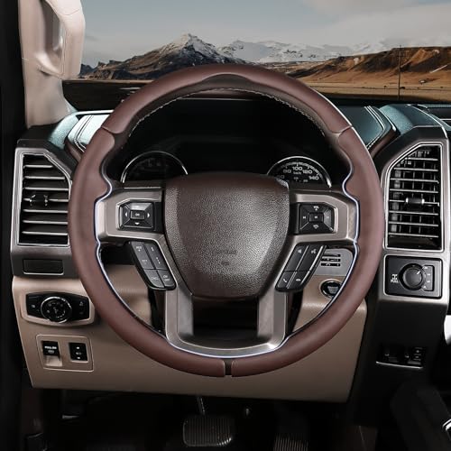 Steering Wheel Cover for Ford F150 2015-2020/ F250 2017-2022/ F350 2017-2022/ F450 2017-2022/ F550 2017-2022/ Ford Expedition 2018-2021 Steering Wheel Protector for Ford Steering Wheel Accessories by Aotoyou - Image 3
