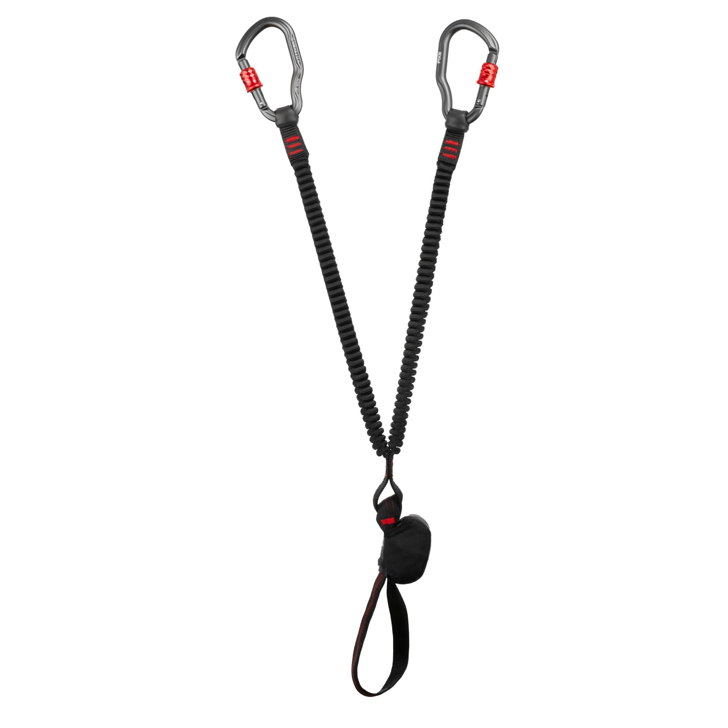 FIXE - Disipador de Vía Ferrata FLAMENC – Anclaje Clásico, Brazos Elásticos con Doble Desbloqueo, HMPE/Poliéster/Aluminio 7075, EN 958:2024 – 500 g