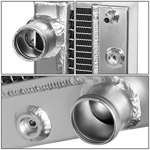 Image of DNA Motoring RA-CCV889-3 3-Row Full Aluminum Radiator Compatible with 91-96 Corvette V8 MT,23.50 x 18.00 x 2.13,1.50 inchInlet / 1.625 inchOutlet
