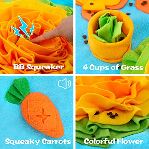 ZMUBB Large Snuffle Mat for Dogs with Dog Puzzle Toys Pet Foraging Mat and Interactive Toys for Nose-Work Feeding… - Image 4