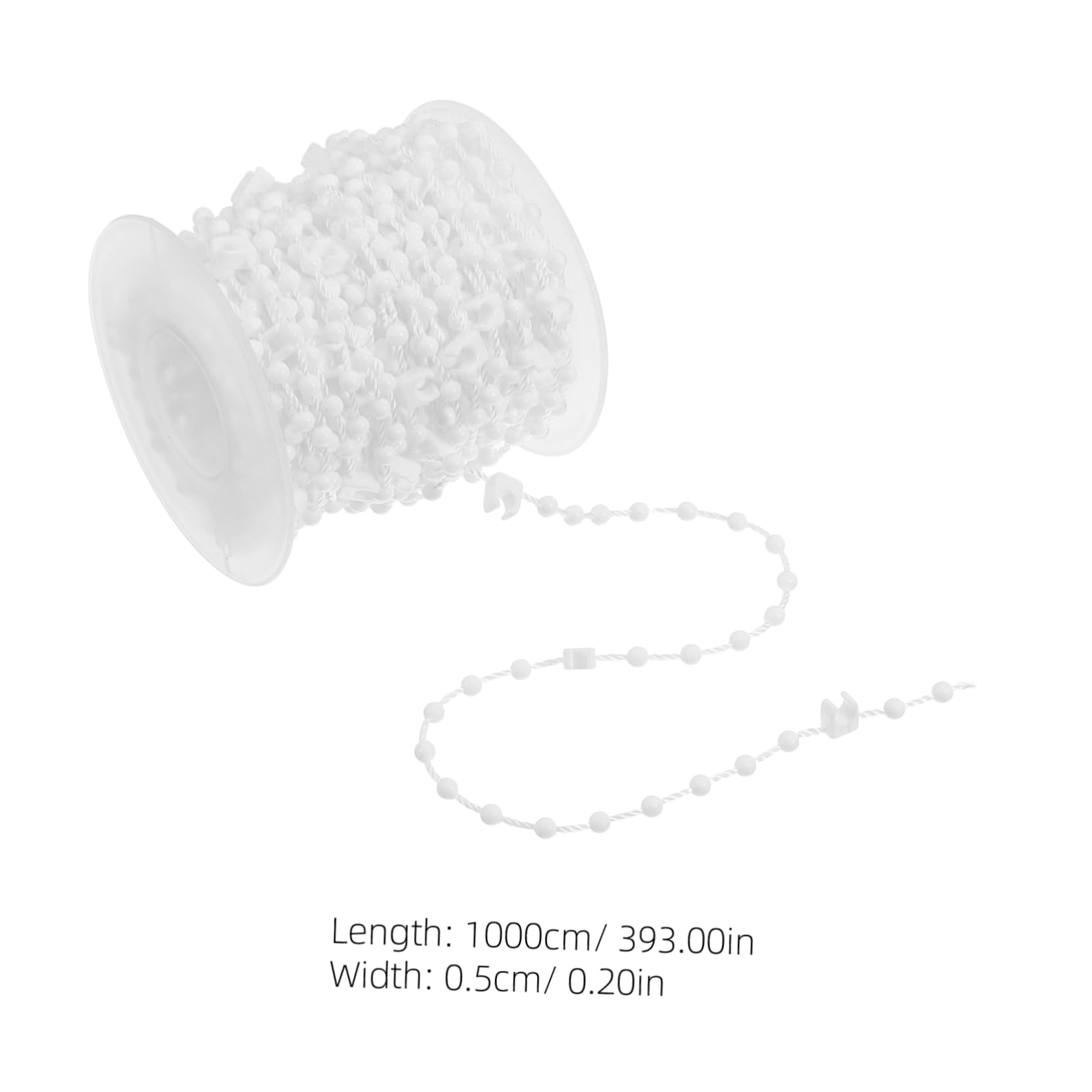 Cabilock 1 Sets Vertical Curtain Repair Kit Beaded Chain Bottom Weights for Roller and Vertical Blinds Easy Installation Replacement Parts for Home Maintenance