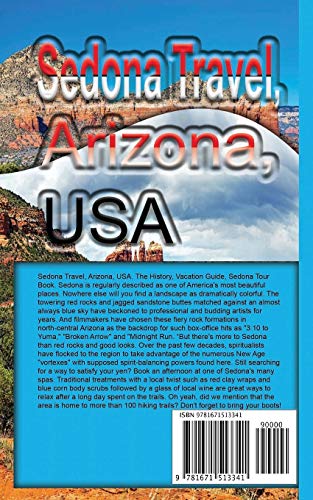 Sedona Travel, Arizona, Usa: The History, Vacation Guide, Sedona Tour Book #TOP1