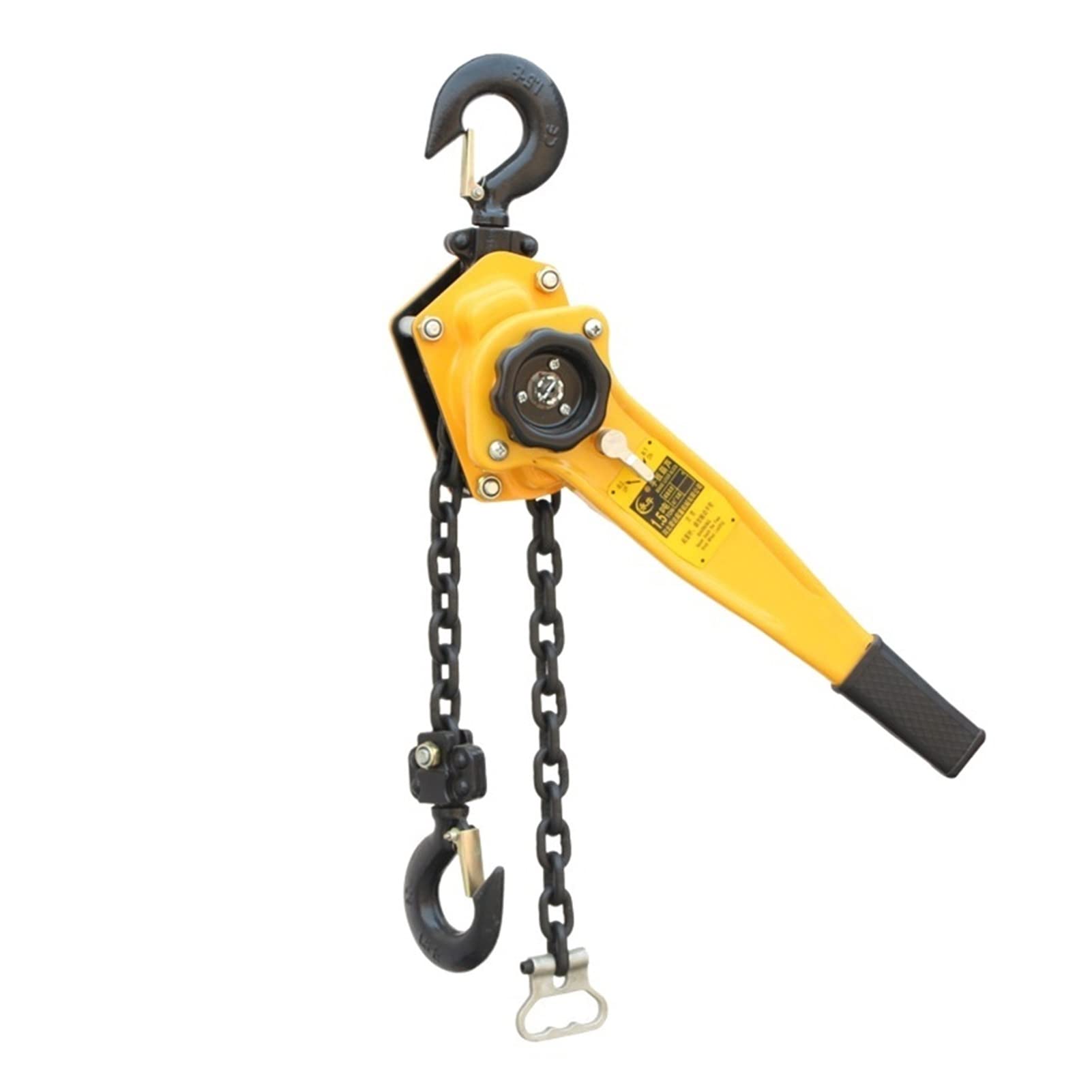 Kettenzug, 3T1,5m. Manuelle Kettenzugehörigkeit/Hand Hebel Ringkettenhebel Hebehiftkette Manuelle Hebezug,Hohe Sicherheitsleistung(1.5T*6M)