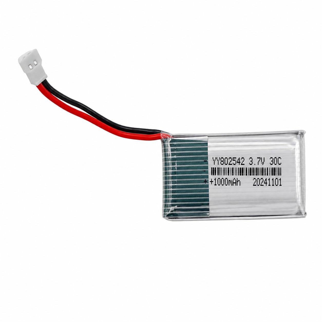 MICROUSB Compatible with YY802542 3.7V 30C 1000mAh Lithium-Polymer Rechargeable Battery for Drones (Pack of 1)-image-43