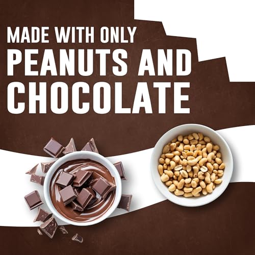 Image of Growfitz Peanut Butter Chocolate Smooth 800g | 24g High Protein Peanut Butter | 7g Fiber | Tasty & Healthy Nut Butter Spread for Breakfast & Snacks | Roasted Peanuts | Zero Sugar (Pack of 3)