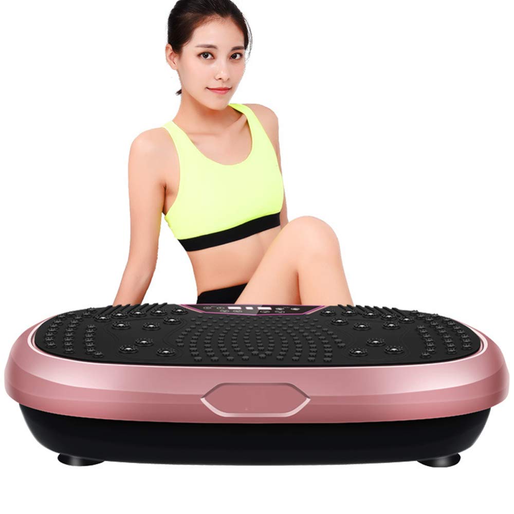 Pedana Vibrante/con Altoparlanti Bluetooth Pedana Vibrante Silenzioso 5 Programmi, 99 Livelli velocità, E LCD Display, Telecomando, Portata 110 kg