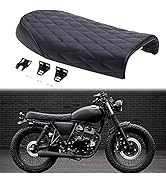 【SISANDI】 MIES CLASSIC midnight black Amazon.com: Black Vintage Motorcycle Flat Rhombus Retro Saddle