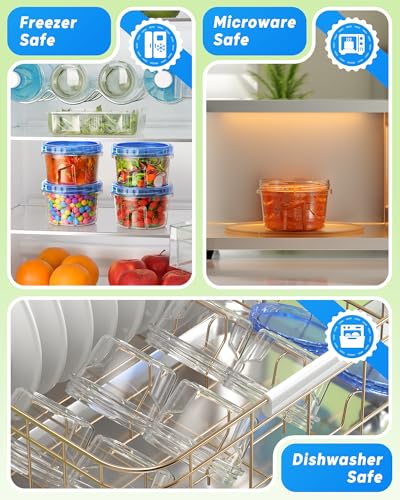BiuLeon 6-Pack Soup Containers