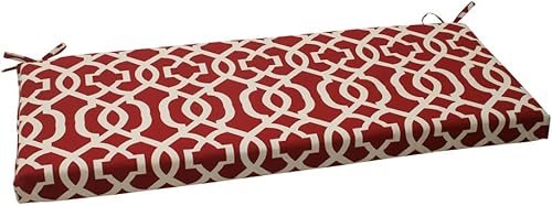 Pillow Perfect Almohadón para banco, interiorexterior, rojo