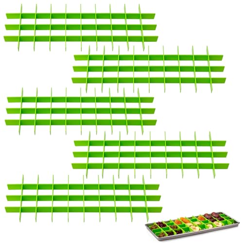 5 Sets Freeze dryer Tray Dividers For Harvest Right Freeze Dryer Medium Trays. Adjustable Locking Grid for The Cube Freeze Dryer Freeze Dryer Accessories