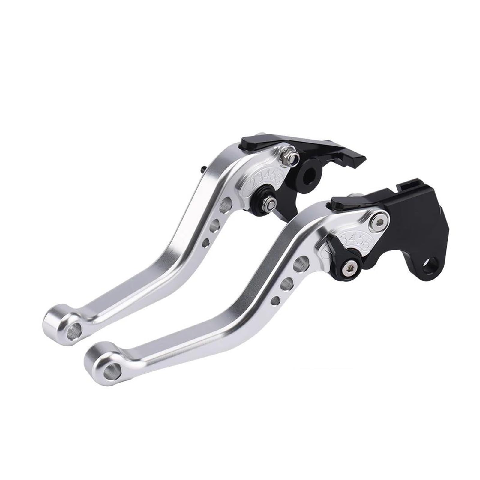 RVEVFBKBAL Motorcycle Brake Clutch Lever Handle for Ninja 650R Z650 Z900 for NINJA650R 2017-2022(Short Silver)