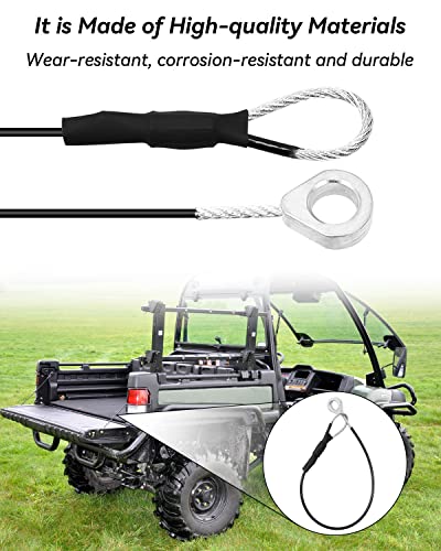 Câbles de hayon M159508 pour sécuriser le transport en John Deere Gator TX - 3