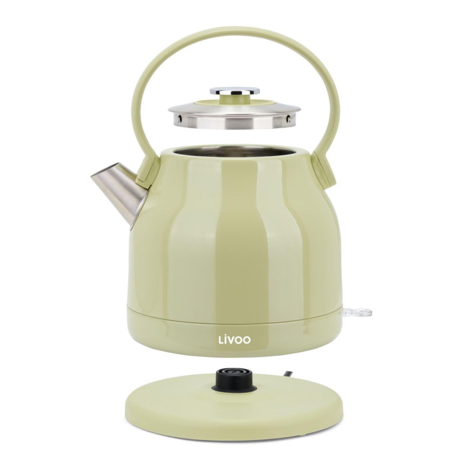 Bouilloire Électrique Livoo DOD202M 1.5l 2200W Arrêt automatique Vert/gris