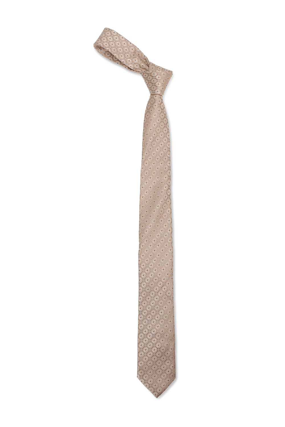 van heusen Men Beige Embroidered Tie-picture-24