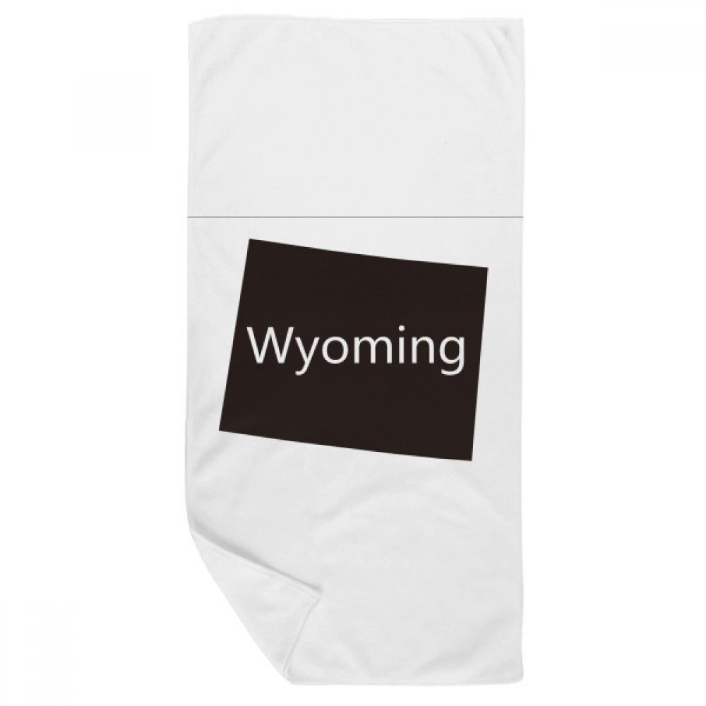 Serviette de bain Wyoming 35x70cm multicolore idéale pour le sport et voyage