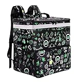 Uber Eats デリバリーバッグ 配達用 宅配 デリバリー用 お洒落なデリバリ―バック 保温保冷防水 超軽量 リュック バック ピザ お寿司 保温バッグ 拡張 58L (multicolor)