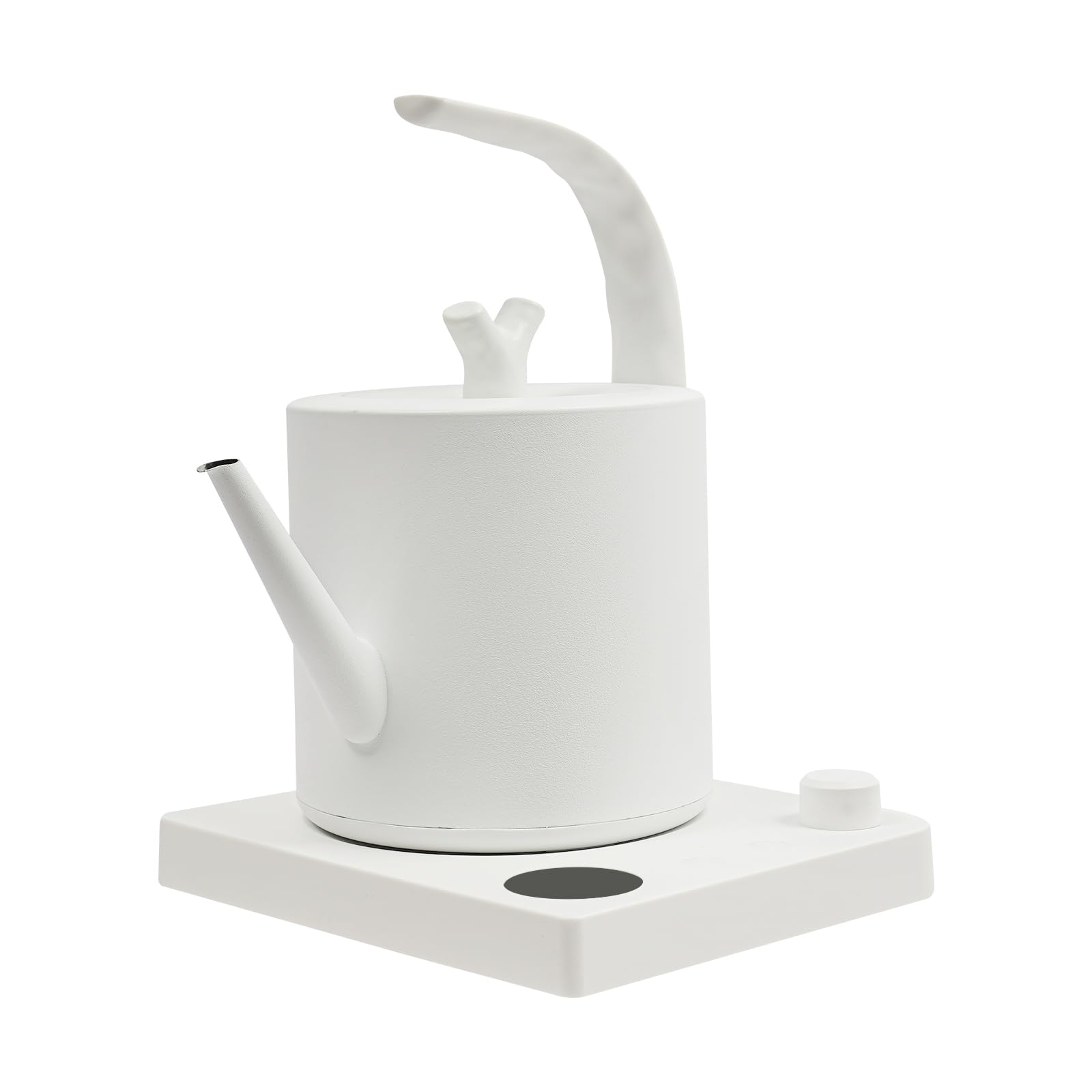 Bollitore elettronico intelligente, 1000 W, 1 l, 40 ~ 100 °C, temperatura regolabile, versatilità, collo di cigno elettrico con display a LED, bollitore in acciaio inox per tè, caffè, succo (bianco)