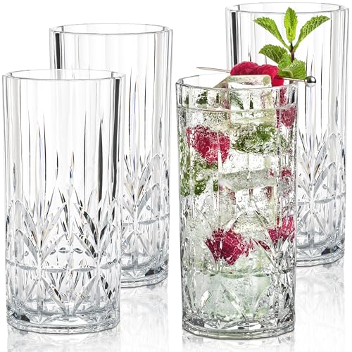 Bravario 18 oz Royal Tall Glasses