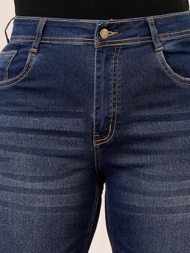Image of Miss Chase A+ Women's Bootcut High Rise Regular-Length Stretchable Denim Shaping Jeans