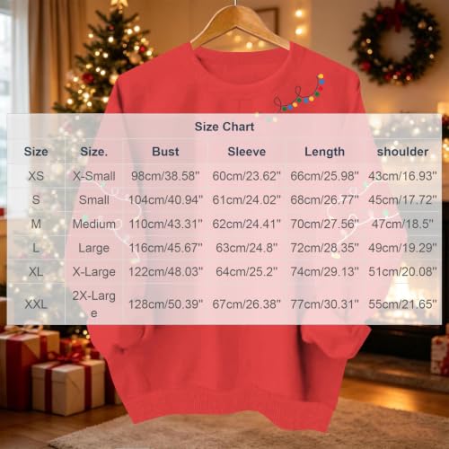 Christmas Sweatshirt For Women Merry Christmas Graphic Pullover - image 5