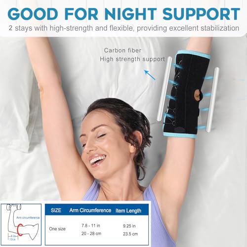 Night Elbow Brace for Cubital Tunnel Syndrome and Tennis Elbow Support