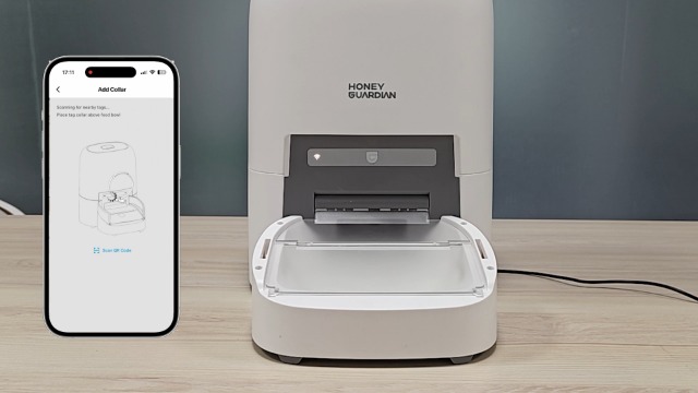 Amazon | HoneyGuaridan RFID自動給餌器（猫用）— 首輪タグ連動による