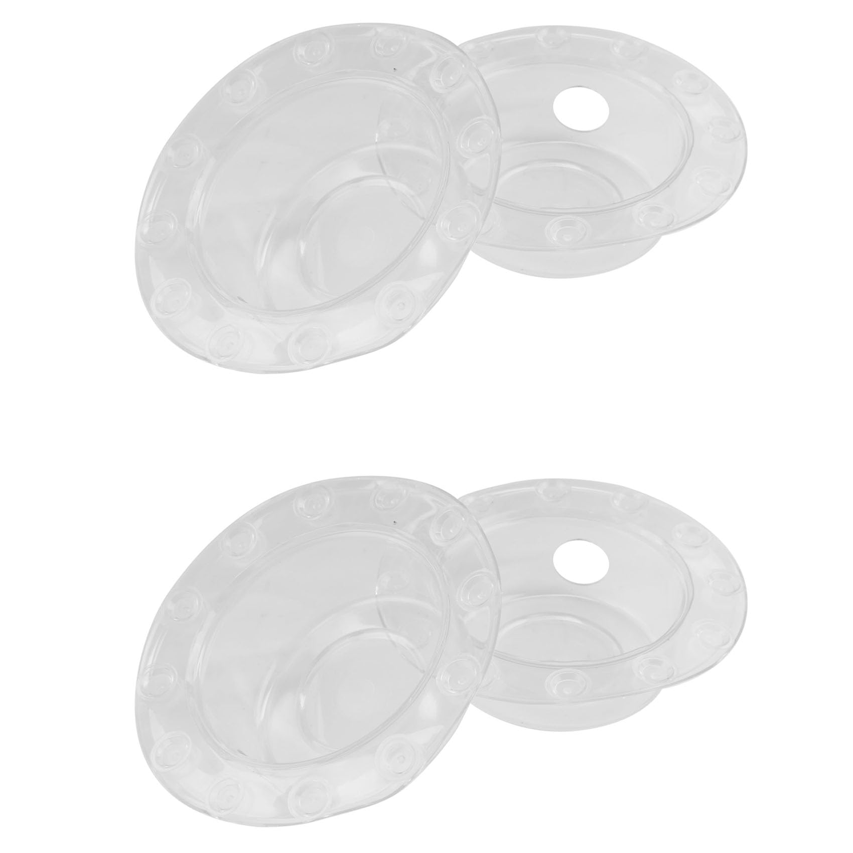 Hndhbfgrt 4 Pack Bathtub Overflow Drain Cover Suction Cup Seal Bathtub Stopper for Bath for Bathroom Overflow Drains
