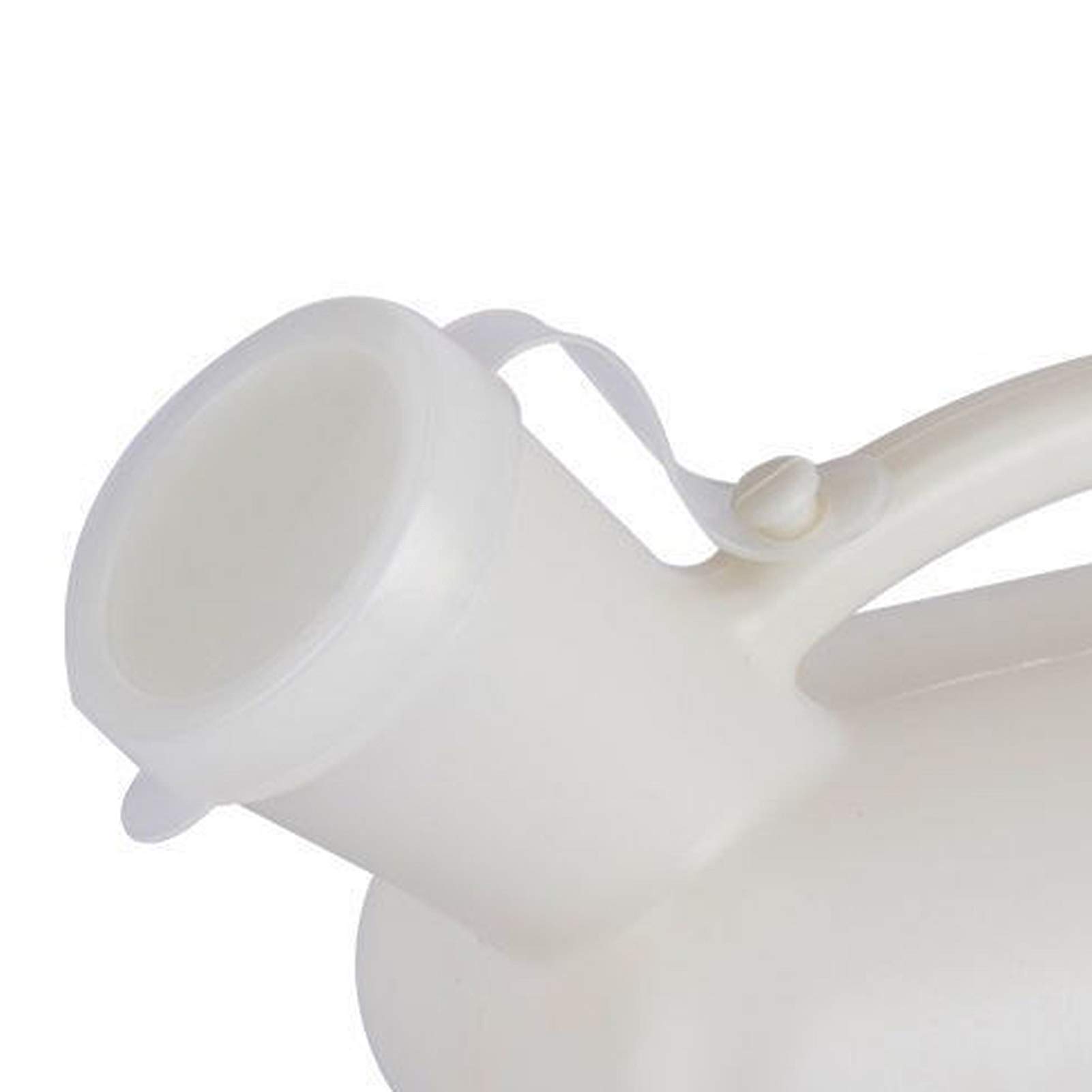 YNGJUENCP Urinals for Men Thick Firm Portable Urinal, Urine Collection for Incontinence, Elderly, Travel Bottle and Emergency -1000ml(White/Blue)(Color:White)