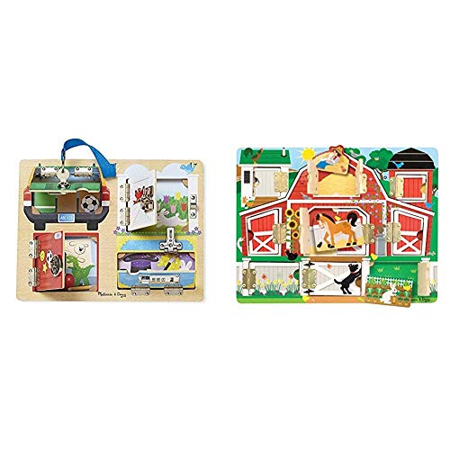 Melissa & Doug - 19540 - Planche À Serrures Et Verrous & 14592 - Ferme Cache-Cache