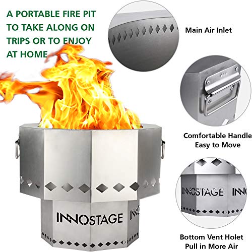 INNO STAGE Stainless Fire Pit - Image 4