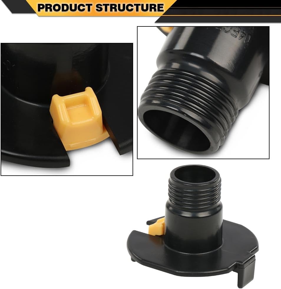 Hose Reel Hideaway In Tube Only with Yellow Retainer Clip (Resin) Parts Fits Many Suncast Model Hose Reels 1Pcs