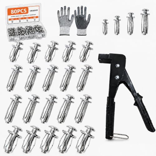 Flower Nuts Screws Button Rivet Locking Nuts Set Carbon Steel M4 M5 M6 M8