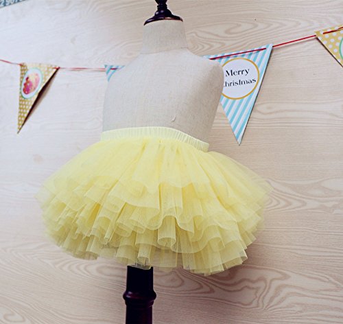 Image of Baby Girls' Tutu Skirt Toddler 6 Layered Tulle Tutus 1-8T