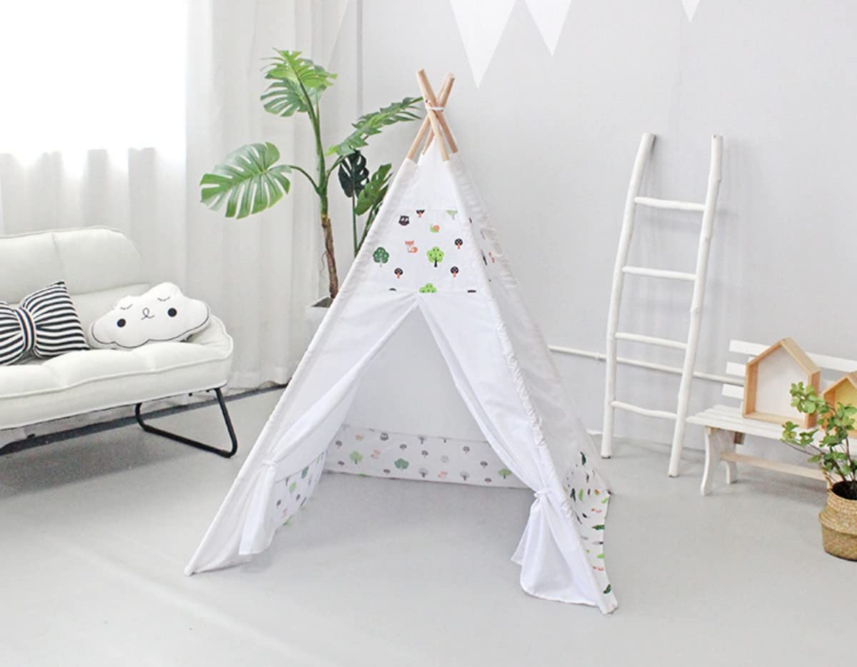 Tenda Teepee per bambini, tenda gioco, casa giochi, 43x43x55in