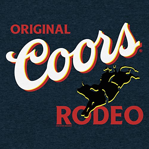 Tee Luv Men's Coors Original Beer Shirt - Coors Rodeo Bull Cowboy T-Shirt4