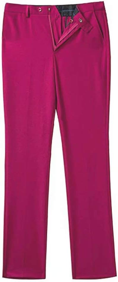 Yanlu Prom Suits for Men 3 Pieces Notch Lapel Fuchsia Homecoming Men Suits Two Button Formal Tuxedos Casual Blazer Vest Pant fs-3428