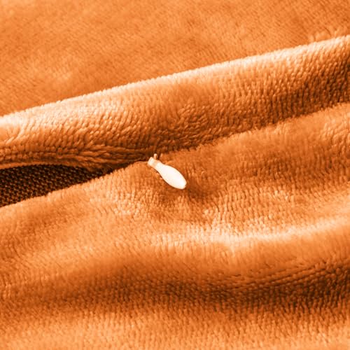 Image of BEDELITE Body Pillow Cover with Zipper, Burnt Orange, 20x54 Inch, 1 Pack
