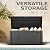 DWVO 120 Gallon Large Deck Box Waterproof Outdoor Storage Box, Extra Large Storage Bin, Resin Louvered Patio Storage for Indoor Pillows, Garden Tools & Pool Supplies, Lockable, Black