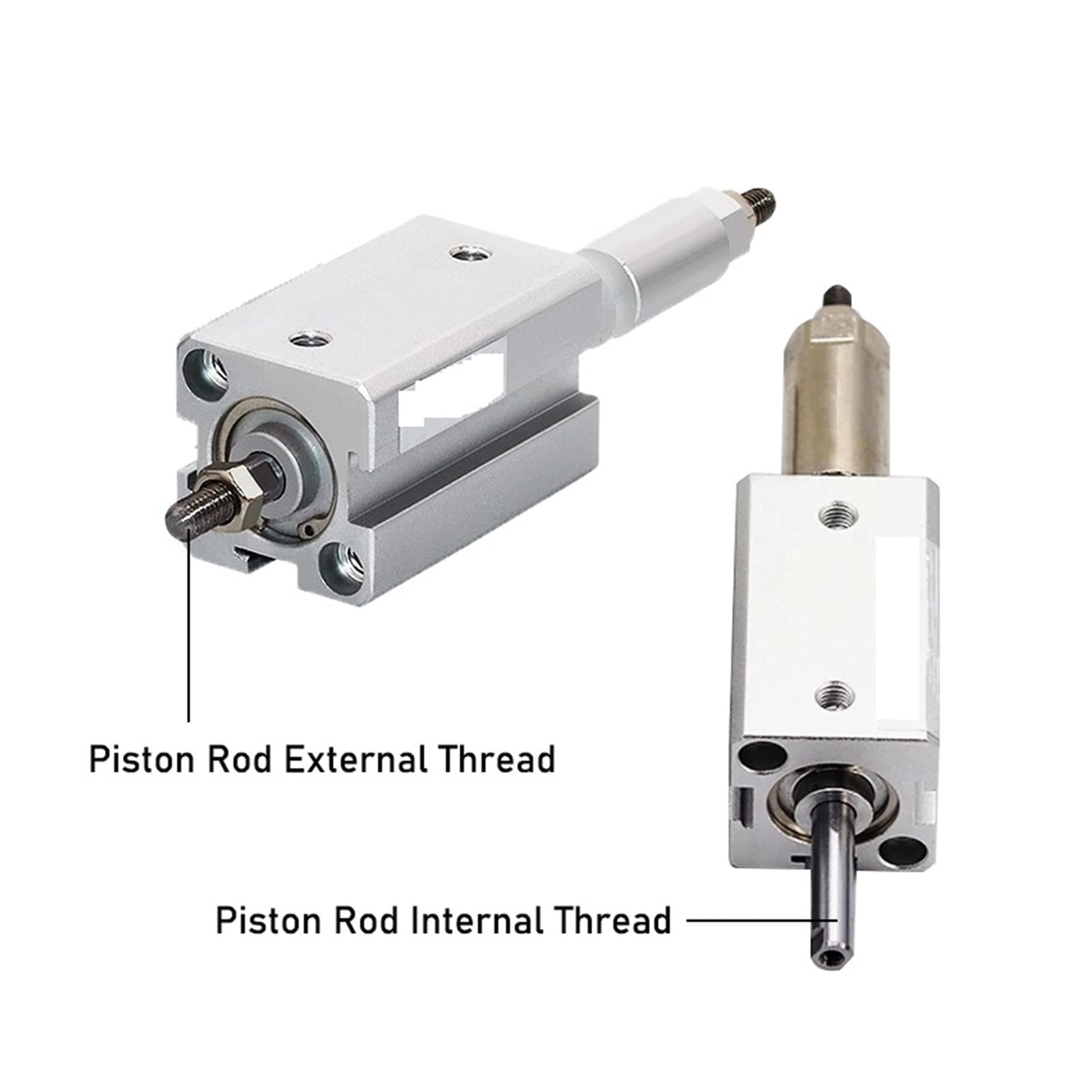 Cylinder pneumatyczny, Maszyna Pneumatyczna seria podwójna pręt/regulowany cylinder kompaktowy SDAJ1 6x20-20 30-20 40-30 50-30-S Cylinder powietrzny(SDAJ16x20-20)