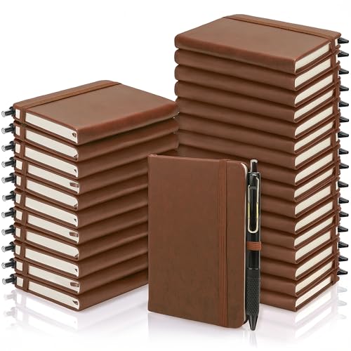 Cuadernos de bolsillo mini bloc de notas A6 rayado Aodaer 160 páginas