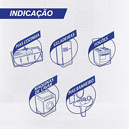 Kit com 4 Limpadores Veja Gold Multiuso Original 500ml, Veja, Azul