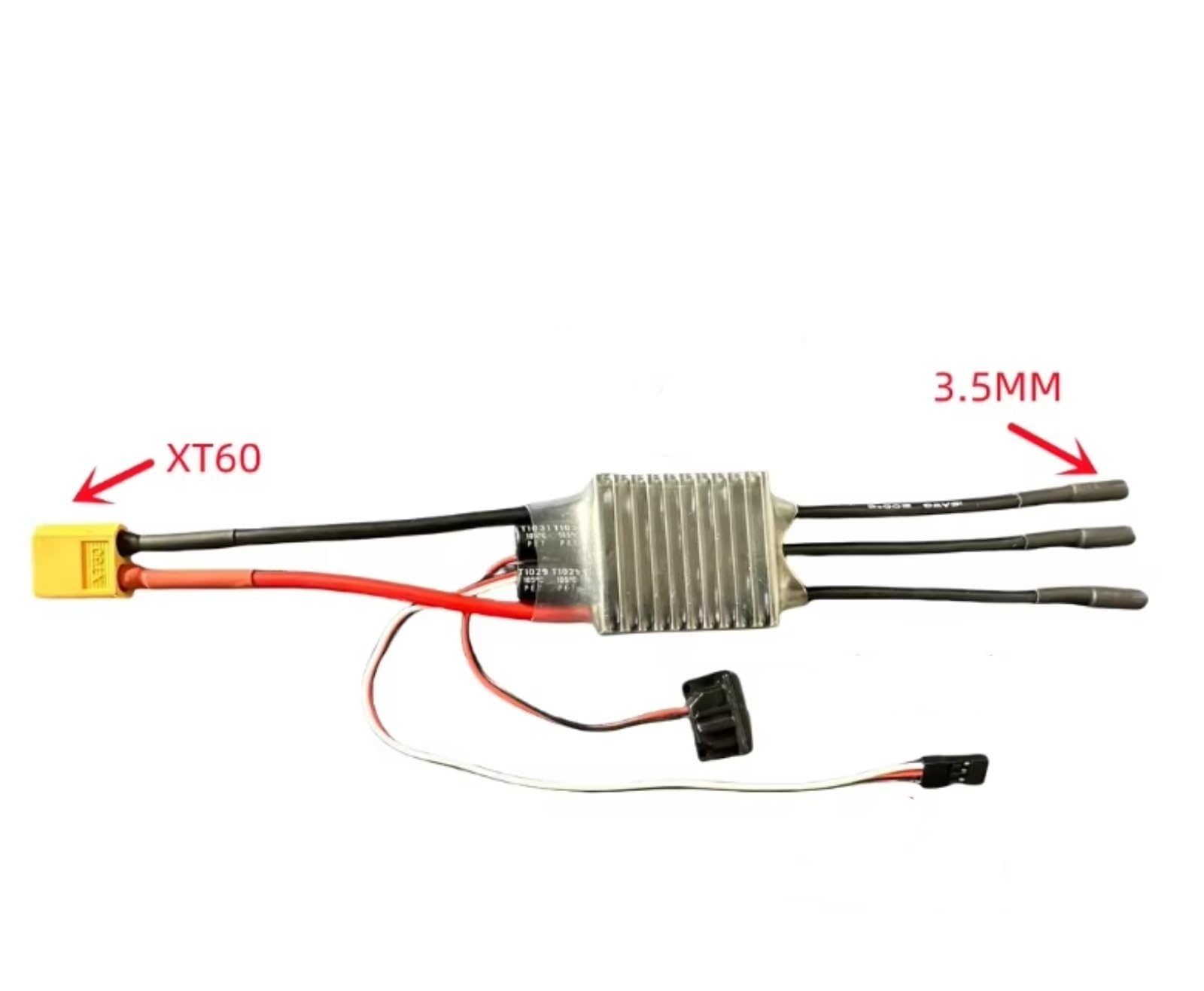 Per Axial Per Traxxas Per SCX10 Per TRX4 Per TRX6 1/8 RC Crawler Car AM32 60A 2~4S / 80A 2~6S Brushless ESC Programmazione Aggiornamento Connettore Regolatore Velocità Rc(60A Esc)
